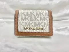 マイケルコース トライフォールド ジップウォレット エクストラスモール