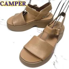 美品〉CAMPER カンペール【24cm】TASHA プラットフォームサンダル