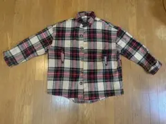 チェック柄ネルシャツ 長袖