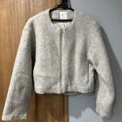 ノーカラーコート チェスターコート