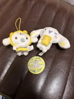 シナモンロール ぬいぐるみ 缶バッジ サンリオ 3点セット