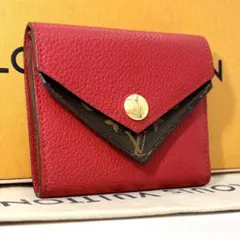 【美品】ルイヴィトン モノグラム ポルトフォイユ ドゥブルV コンパクト 折財布 LOUIS VUITTON】ルイヴィトン『モノグラム ポルトフォイユ
