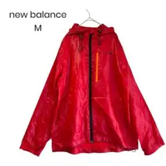 【new balance】 M ウィンドブレーカー レッド a0337