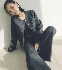 2025年最新】ノーカラーデニムジャケット アニュアンスの人気