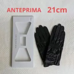 【未使用】ANTEPRIMA アンテプリマ ゴルフグローブ 両手 ブラック 21