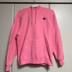 Champion ピンク プルオーバーパーカー サイズM