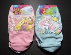 アリエル・プリンセス柄ショーツセット 女児120cm130cm