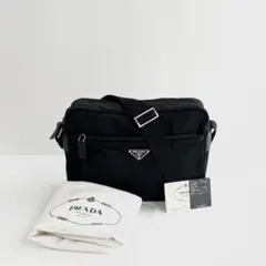 【極美品】プラダ ショルダーバッグ カメラバッグ ナイロン×レザー 三角ロゴ