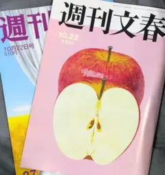 週刊文春　週刊新潮　2冊セット　10/22