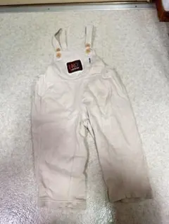 ベージュ オーバーオール 汚れあり