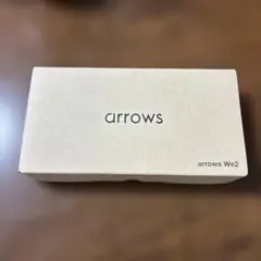 新品未使用 Arrows We2 FCG02SDA ライトオレンジ