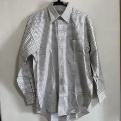 Aquascutum アクアスキュータムチェック柄 長袖シャツ MEDIUM
