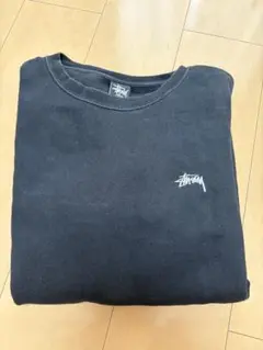 値下げ済み！早い者勝ち！Stussy 黒 Lサイズ スウェット