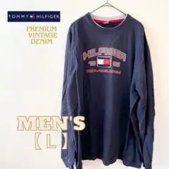 TOMMY HILFIGER プレミアムビンテージデニム　長袖　メンズL
