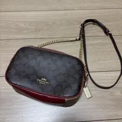 COACH コーチ カラーブロック シグネチャー クロスボディー 値下げ中❗️