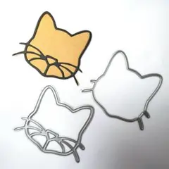 猫の顔型 カッティングダイ