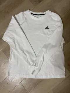 美品　adidas ロンt 白×黒　ユニセックス