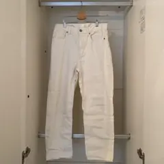 ホワイトデニム カジュアルパンツ