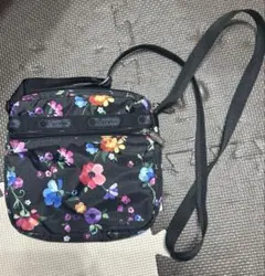 レスポ　フローラル　ミニショルダーバッグ　花柄　フラワー