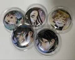 鬼滅の刃 竈門炭治郎 竈門禰豆子 我妻善逸 嘴平伊之助 冨岡義勇 缶バッジ