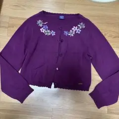 ANNA SUI mini 花柄刺繍 カーディガン L