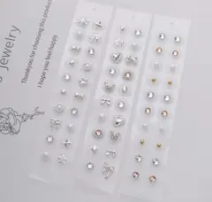 60粒サービス品　耳つぼジュエリー　ステンレス　シルバー