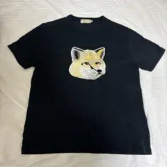 MAISON KITSUNE フォックス刺繍 Tシャツ ブラック Mのサムネイル