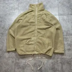 ベンチレーション フルジップ フリース ジャケット ドローコード