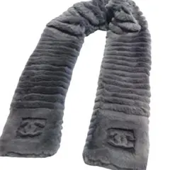 CHANEL  シャネル　オリラグ　マフラー　グレー　完売品 楽天市場】【返品可】シャネル CHANEL オリラグ マフラー グレーx