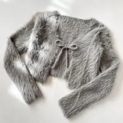 グレー ふわふわ