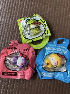 ハローキティ　なっちゃん　フルーツコレクション マグネットフック レトロ•希少】キティ なっちゃん フルーツコレクション