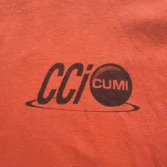 M&O Knits CCI CUMI プリント Tシャツ オレンジ XL