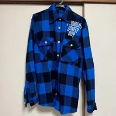 MIDNIGHT LONELY BOY チェックネルシャツ