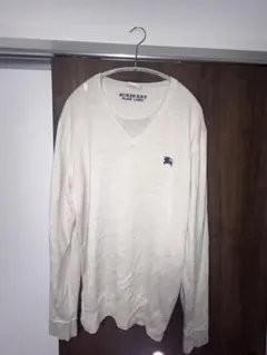 未着用❗️BURBERRY アイボリー Vネックセーター