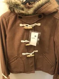 【新品タグ付き】earth ダッフルコート キャメル Sサイズ