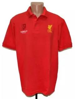 新品未開封品　リバプール LFC 赤 ポロシャツ イギリス国旗付き 新品未開封品 リバプール LFC 赤 ポロシャツ イギリス国旗付き