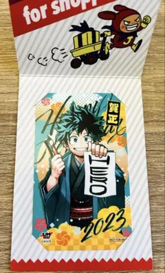 ヒロアカ　キャラクターミニブロマイド　ジャンプショップ　緑谷出久