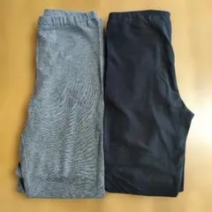 UNIQLO KIDS レギンス 140cm 2枚セット　綿95