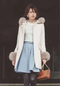 Apuweiser-riche ベージュ ロングコート サイズ1