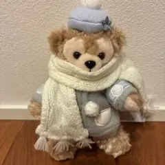 ダッフィー　ダンシングスノーフレークス　ぬいぐるみバッジ