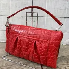 クロコダイル・ハンドバッグ・3way・ワニ革・マットクロコダイル・ショルダー