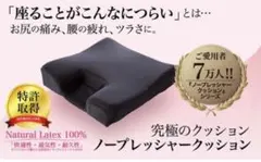 春山クッション新品ノープレッシャークッション2 尻痛腰痛坐骨神経痛 