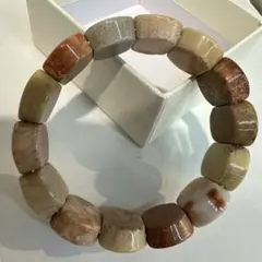 24K純金ビーズ付き×天然A貨ジェダイト（翡翠）マルチカラー 