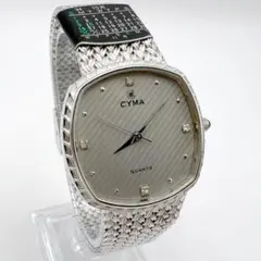 【電池交換済・稼働品】CYMA シーマ 604X スイス製 クォーツ 腕時計のサムネイル