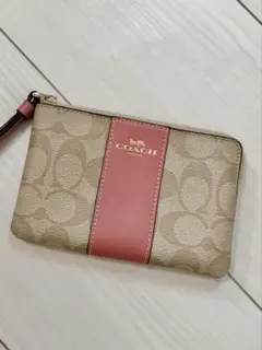 コーチ　COACH ポーチ　ピンクのサムネイル