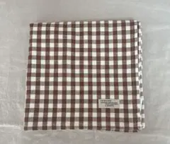 깅엄 체크 멀티 커버 브라운
