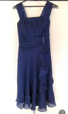 she’s ワンピース パーティードレス 9号ネイビー