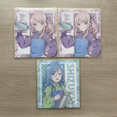 プロセカ タワレコカフェ ミニ色紙(暁山瑞希,日野森雫)