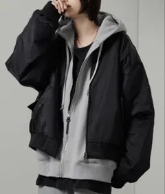 【Alfred Alex】リバーシブルボンバースカジャンMA-1