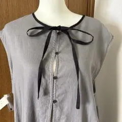 サマンサモスモス　前後2wayリボンワンピース